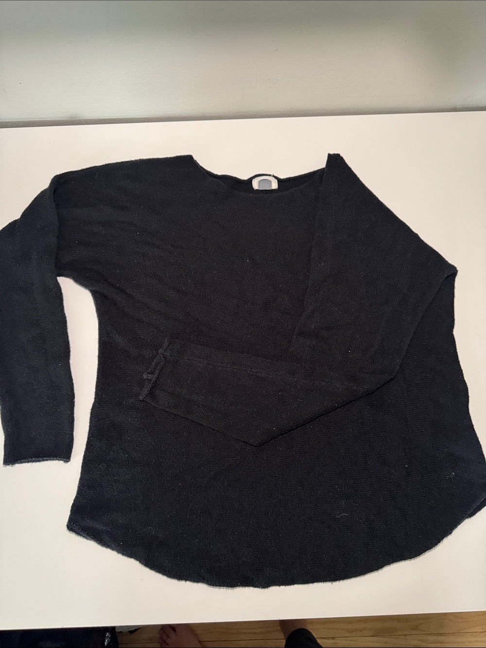 Old Navy Black Women's Scoop Neck Lightweight Knit Sweater XL